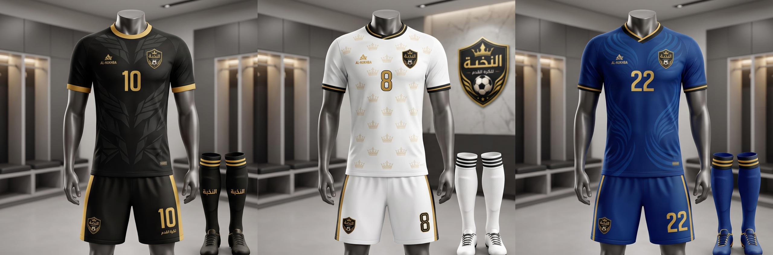 الأطقم الرسمية لجمعية النادي الرياضي النخبة